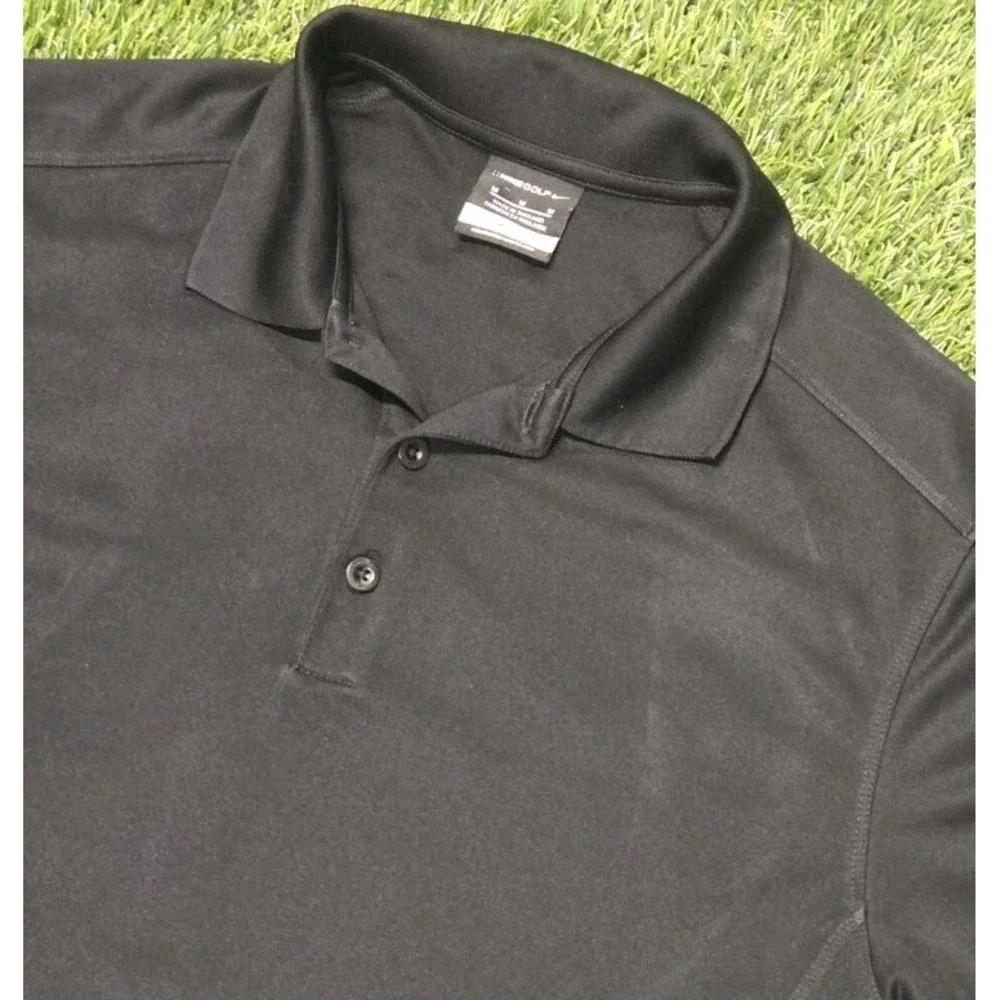 Nike Golf Men's Dark Green Graphic Dri-FIT Polo Shirt Size Medium
